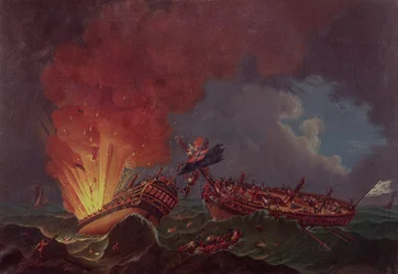 Das Gefecht zwischen der Quebec und der Surveillante (Kopie von 1789)